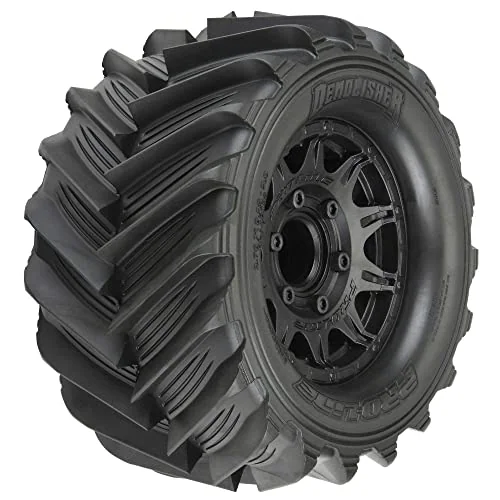 1/10 Demolisher F/R 2.8 MT Mounted 12mm Black Raid