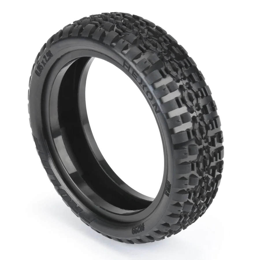 1/10 Hexon Z4 2WD Front 2.2" Carpet Buggy Tires (2) detail 4