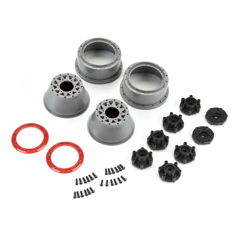 1/10 Raid Bead-Loc F/R 2.2/3.0 SC 2 Red/Grey detail 4