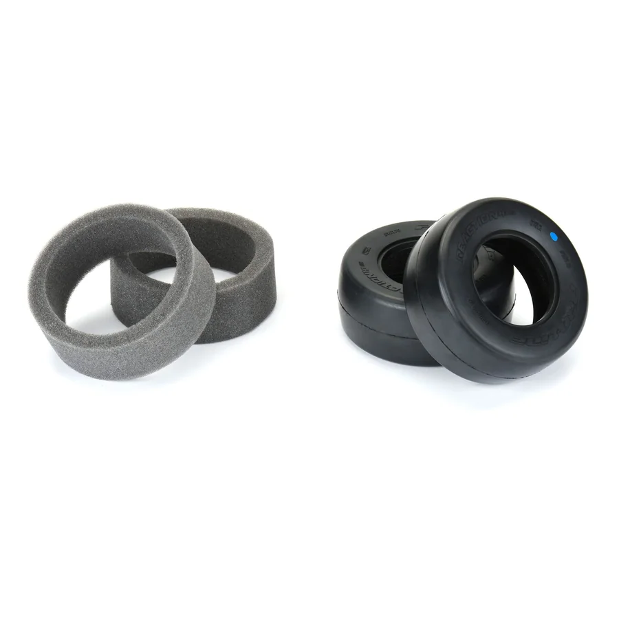 1/10 Reaction HP Ultra Blue Rear 2.2"/3.0" Drag Tires (2) detail 3
