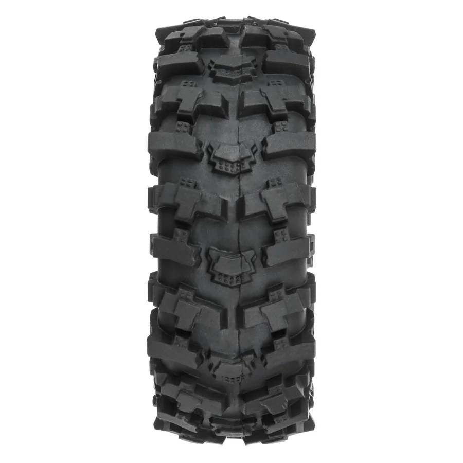 1/24 MT Baja Pro X F/R 1.0 Tires Mounted 7mm Black detail 2