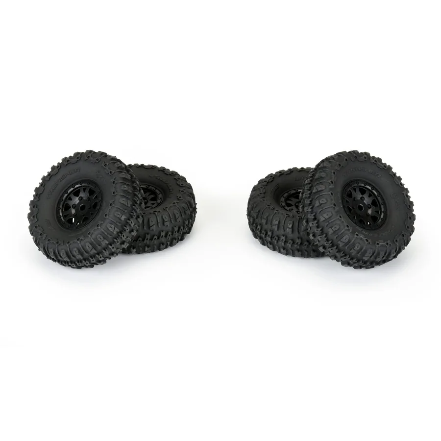 1/24 Trencher F/R 1.0 TRS Mounted 7mm Black Impulse detail 4