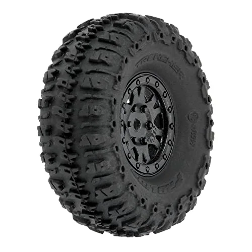1/24 Trencher F/R 1.0 TRS Mounted 7mm Black Impulse