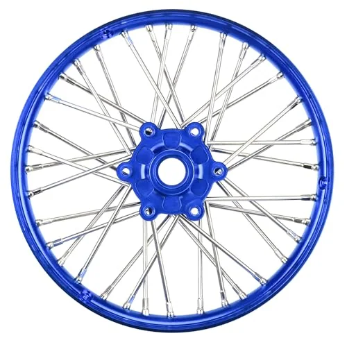 1/4 Pro-Spec Aluminum V2 Bead Front Wheel Assembled Blue