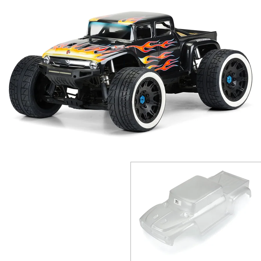 1/5 Pre-Cut 1956 Ford F-100 Clear Body for X-MAXX detail 1