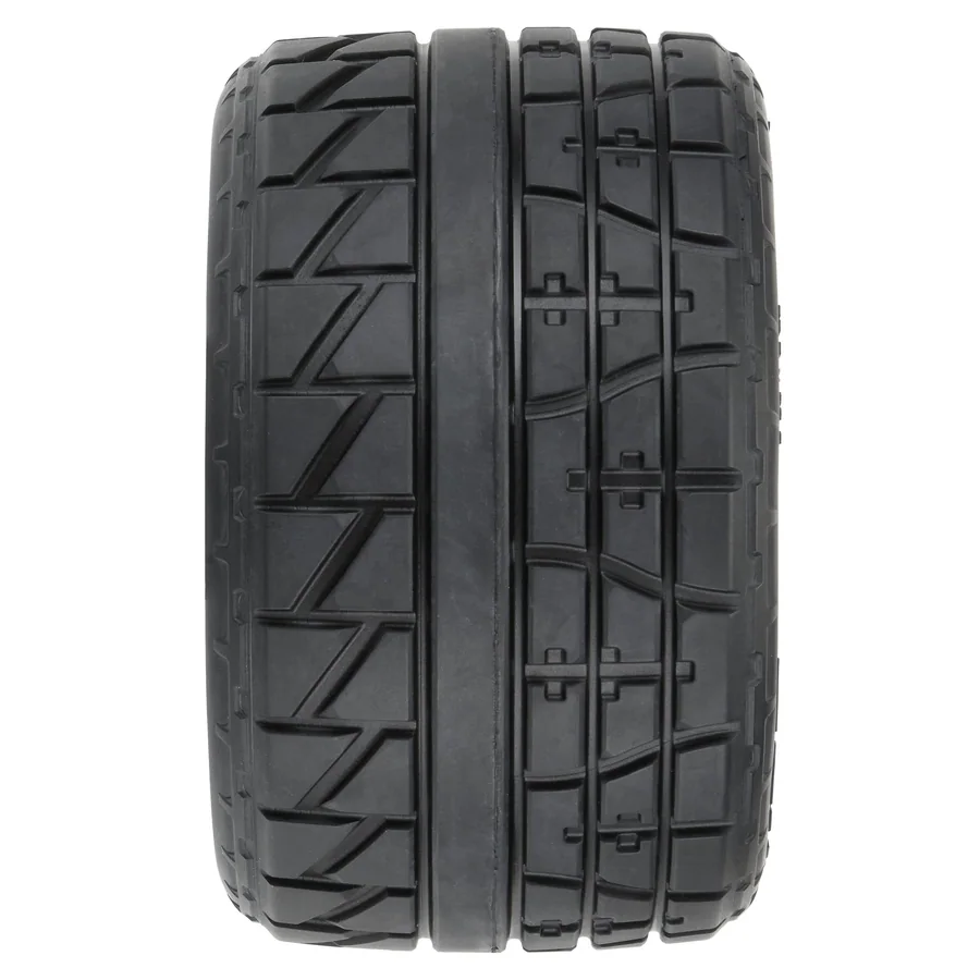 1/8 Menace HP F/R 3.8 MT Mounted 17mm Black Raid detail 2