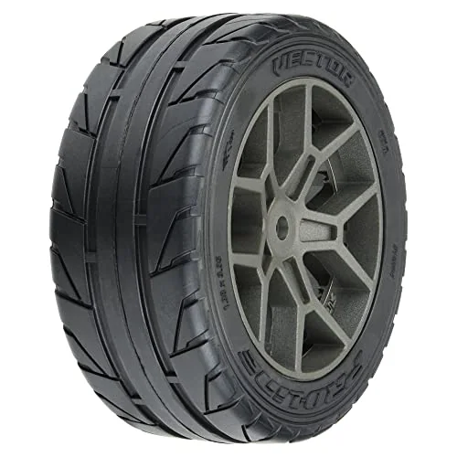 1/8 Vector S3 F/R 35/85 2.4 BELTED Mounted 14mm Gray