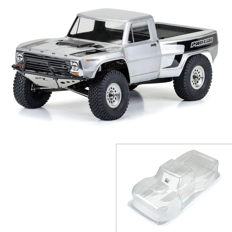 1967 Ford F-100 Pre-Runner Clear Body for 12.3IN 313mm detail 1