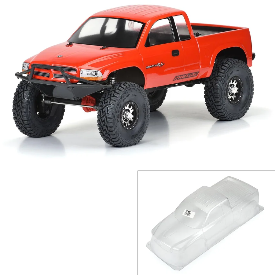1997 Dodge Dakota Clear Body for 12.3” 313mm Wheelbase Scale detail 2