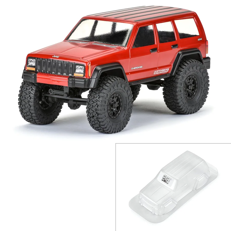 2001 Jeep Cherokee Clear Body for SCX24 detail 1