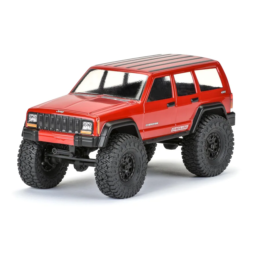 2001 Jeep Cherokee Clear Body for SCX24 detail 3