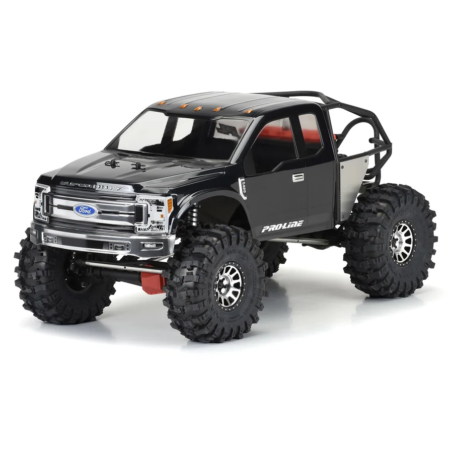2017 Ford F-250 Super Duty Cab-Only Clear Body for SCX6 detail 3