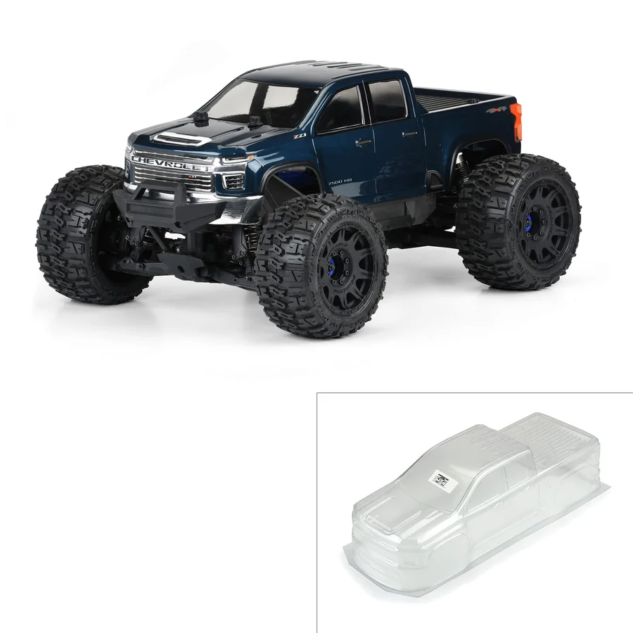 2021 Chevy Silverado Clear Body E-REVO 2.0 & MAXX detail 1