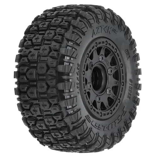 Aztek SC 2.2"/3.0" M2 Medium Tires Mounted on Raid Black 6x30