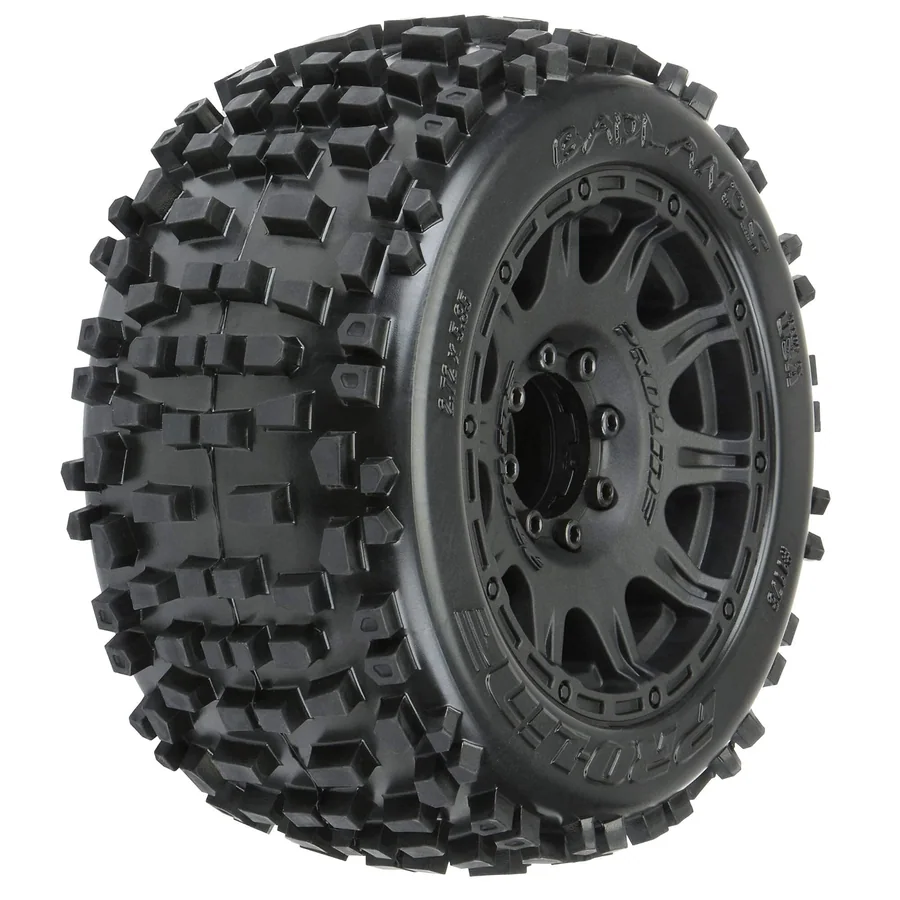 Badlands 3.8 Mounted Raid 8x32 Wheels 17mm MT F/R detail 1