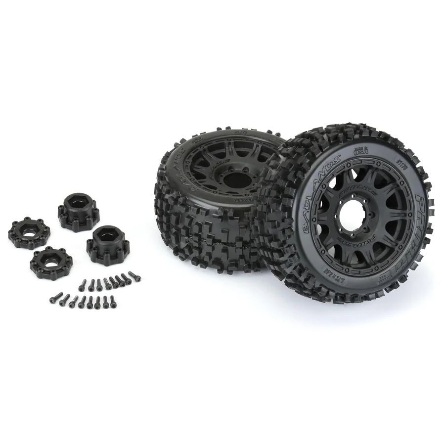 Badlands 3.8 Mounted Raid 8x32 Wheels 17mm MT F/R detail 3