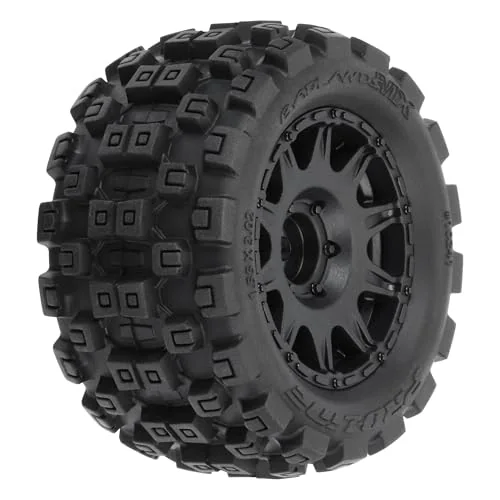 Badlands MX 1.85" All-Terrain Truck Tires 4 Mounted on Raid
