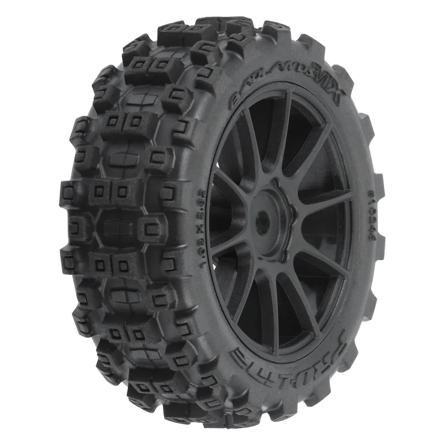 Badlands MX 1.9" All-Terrain Buggy Tires 4 Mounted on Mach-10 detail 1