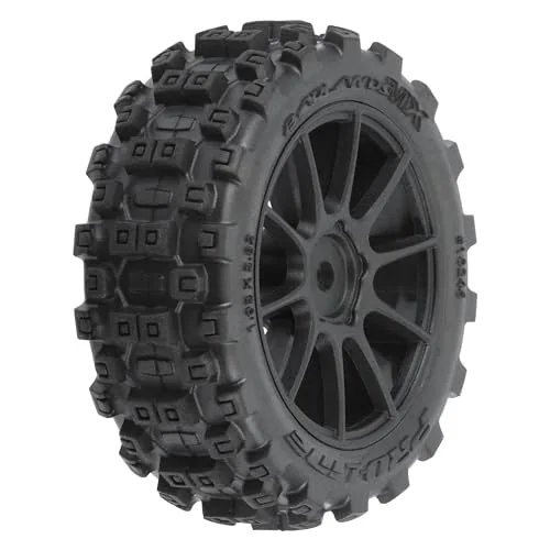 Badlands MX 1.9" All-Terrain Buggy Tires 4 Mounted on Mach-10