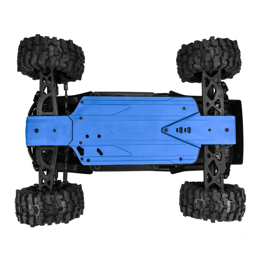 Bash Armor Chassis Protector Blue for ARRMA 3S Long Wheelbase detail 2