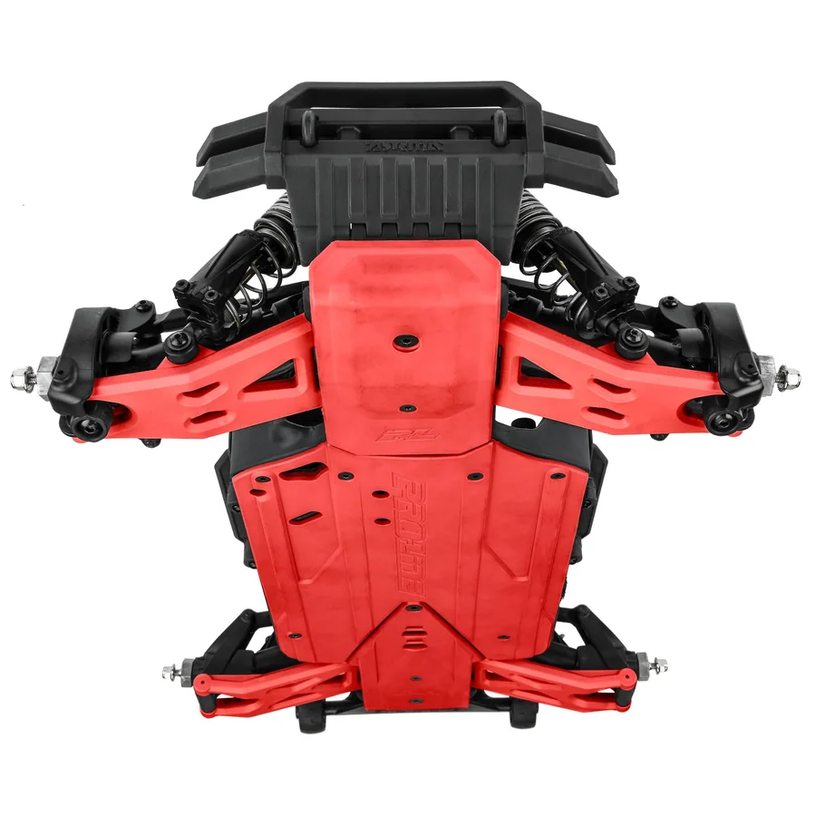 Bash Armor Chassis Protector Red for ARRMA 3S Short Wheelbase detail 2