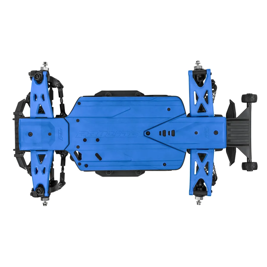 Bash Armor F/R Skid Plates Blue for ARRMA 3S Vehicles detail 3