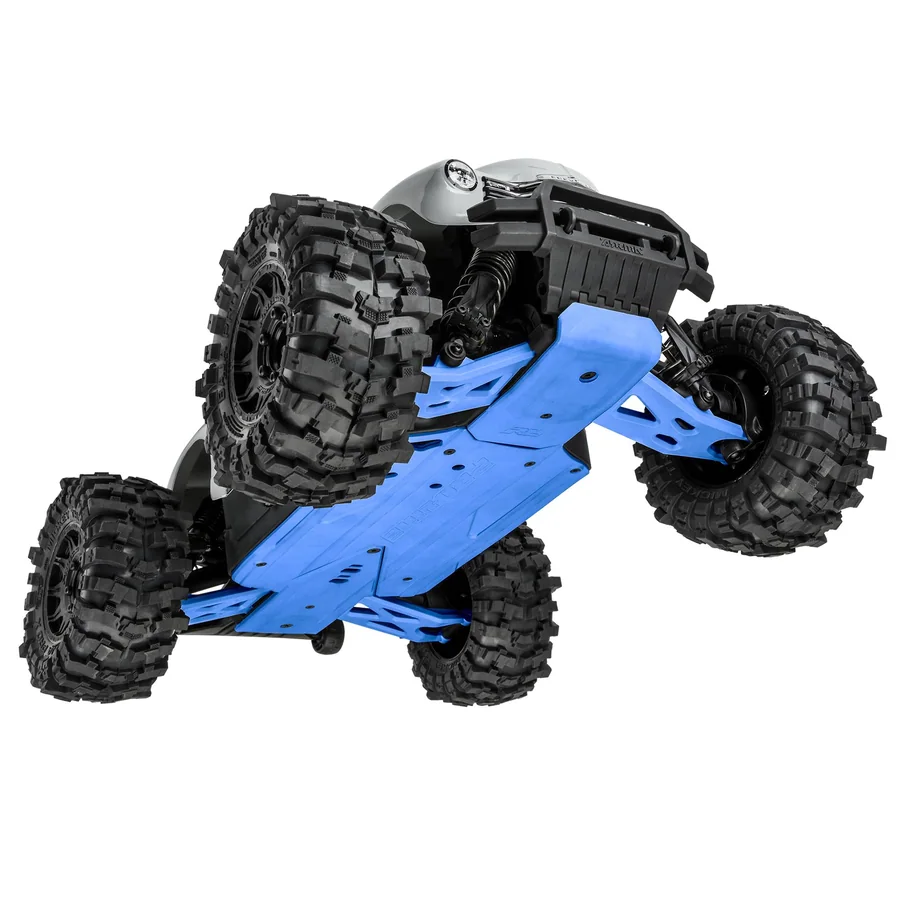 Bash Armor F/R Skid Plates Blue for ARRMA 3S Vehicles detail 4