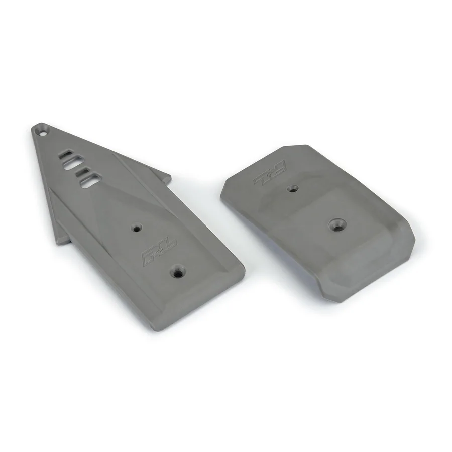 Bash Armor F/R Skid Plates Stone Gray for ARRMA 3S Vehicles detail 1