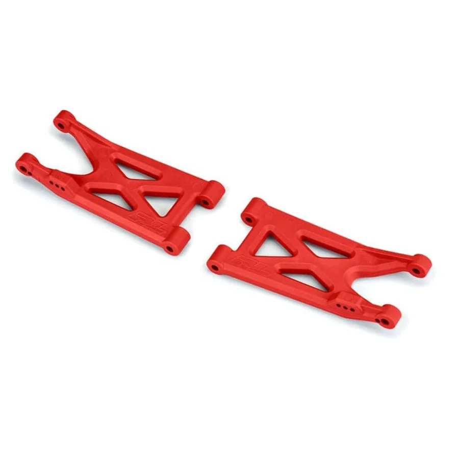 Bash Armor Rear Suspension Arms Red for ARRMA 3S Vehicles detail 1