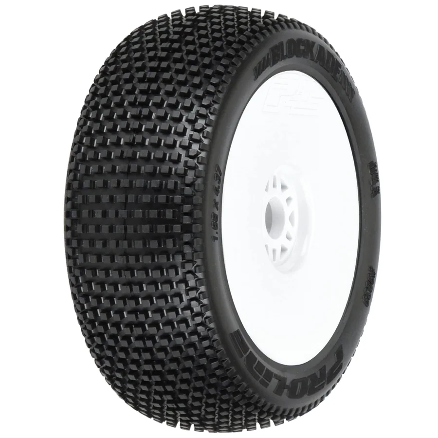 Blockade S3 18 Buggy Mounted V2 White Wheels F/R detail 1