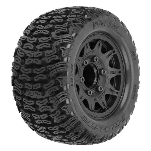 Bonesaw 2.8" All-Terrain Truck Tires Mounted on Raid Black 6x30