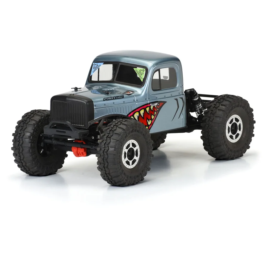 Comp Wagon Cab Only Clear Body 12.3WB Crawlers detail 3