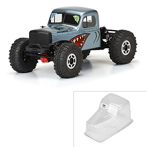 Comp Wagon Cab Only Clear Body 12.3WB Crawlers