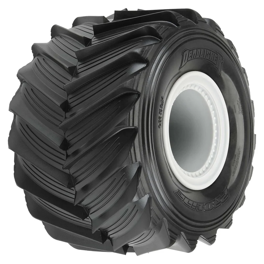 Demolisher 2.6/3.5 Mounted Gray Wheels LMT F/R detail 1