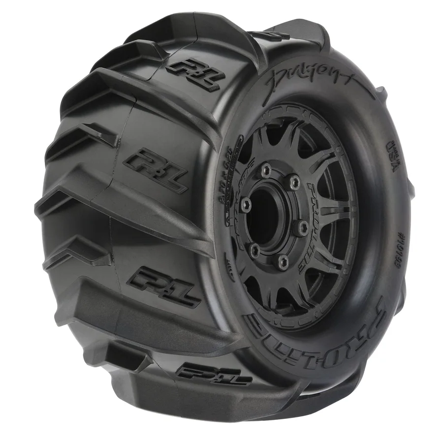Dumont 2.8 Sand/Snow Mounted Raid Black Wheels F/R detail 1