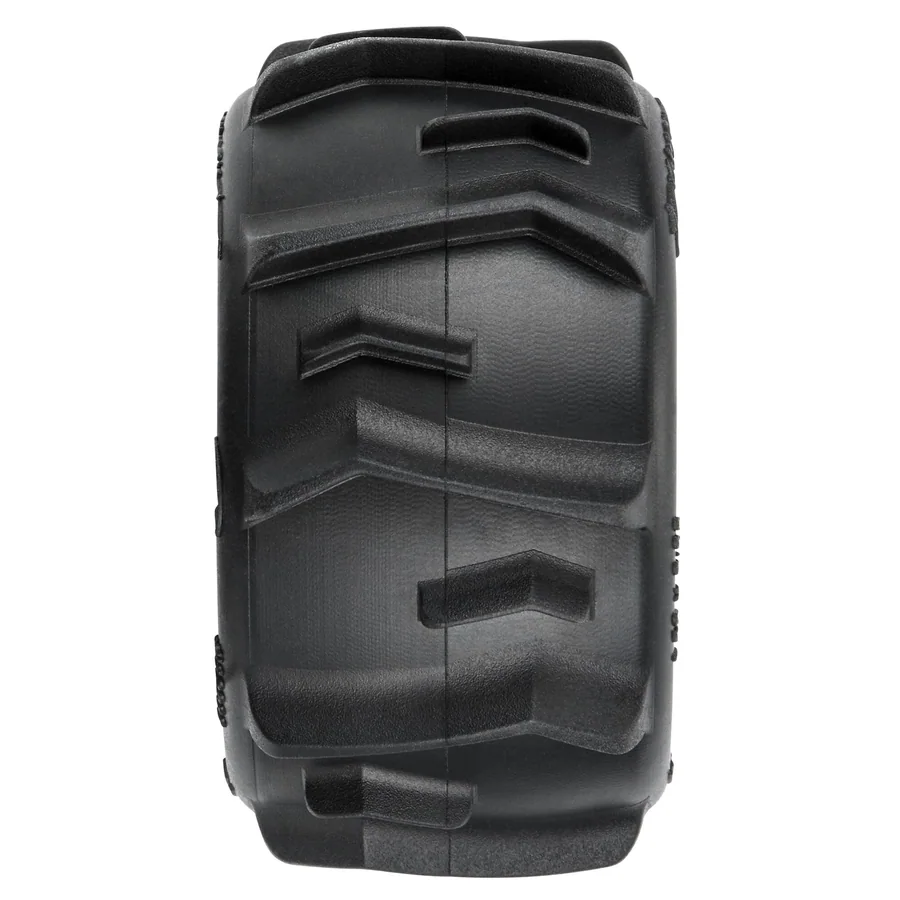 Dumont F/R Tires Mounted 12mm Hex Black Raid 4 for Arrma detail 2