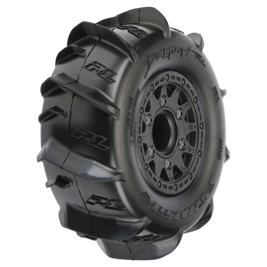 Dumont Paddle SC 2.2/3.0 Mounted Raid Black F/R detail 1