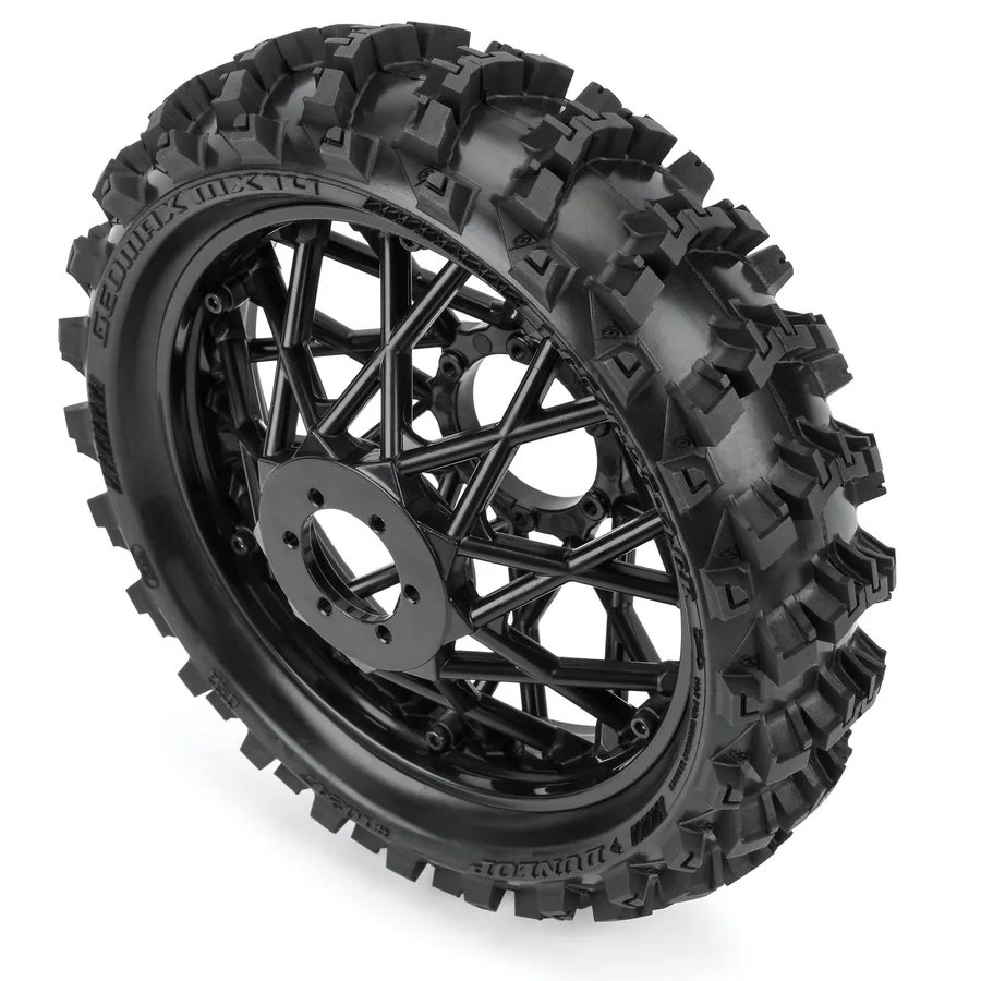 Dunlop Geomax MX14 V2 Bead CR4 Rear Tire Mounted Bullyspoke detail 3