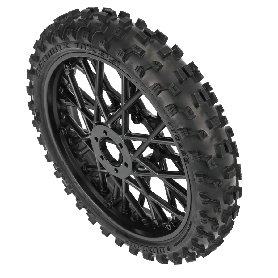 Dunlop Geomax MX33 V2 Bead CR4 Front Tire Mounted Bullyspoke detail 3