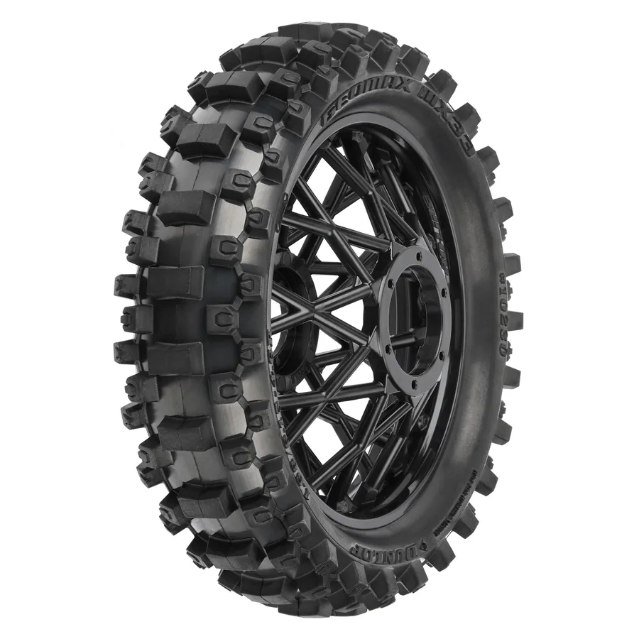 Dunlop Geomax MX33 V2 Bead CR4 Rear Tire Mounted Bullyspoke detail 1