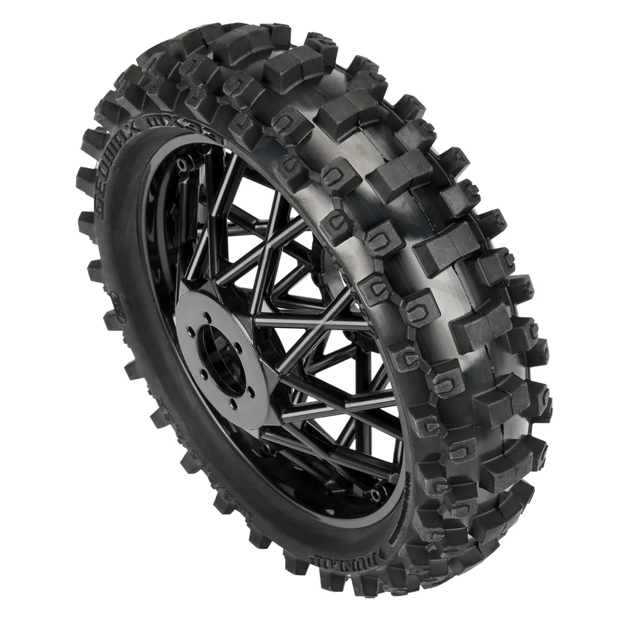Dunlop Geomax MX33 V2 Bead CR4 Rear Tire Mounted Bullyspoke detail 3