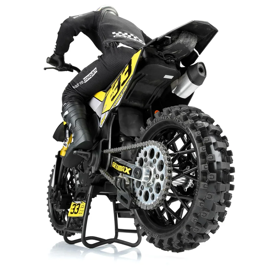 Dunlop Geomax MX33 V2 Bead CR4 Rear Tire Mounted Bullyspoke detail 4