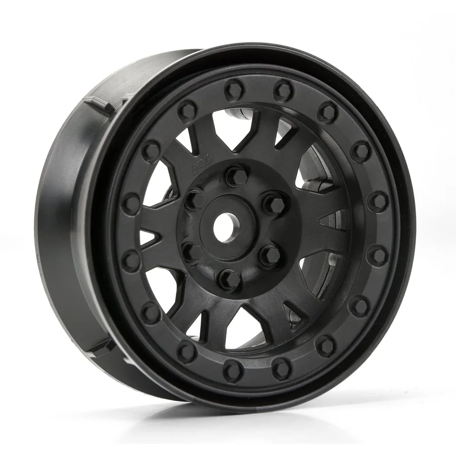 Front R Impulse 1.9 Black Plastic Bead-Loc Wheel Crawler detail 2