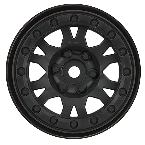 Front R Impulse 1.9 Black Plastic Bead-Loc Wheel Crawler