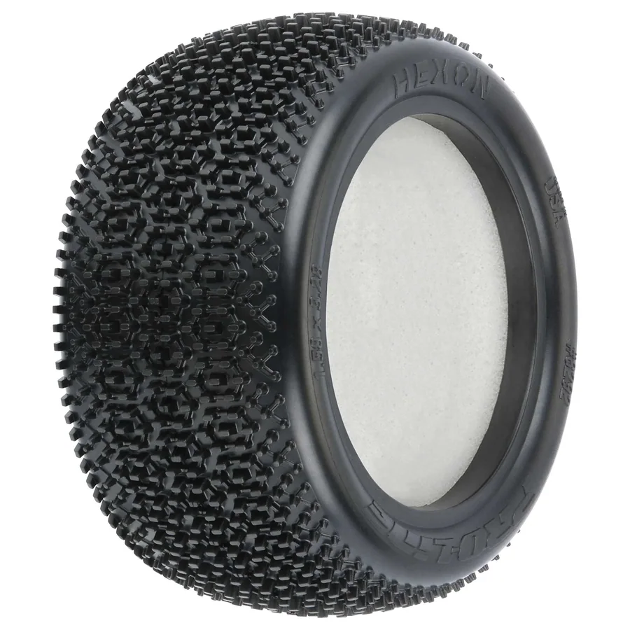 Hexon 2.2 Z3 Carpet Buggy Rear Tires detail 1