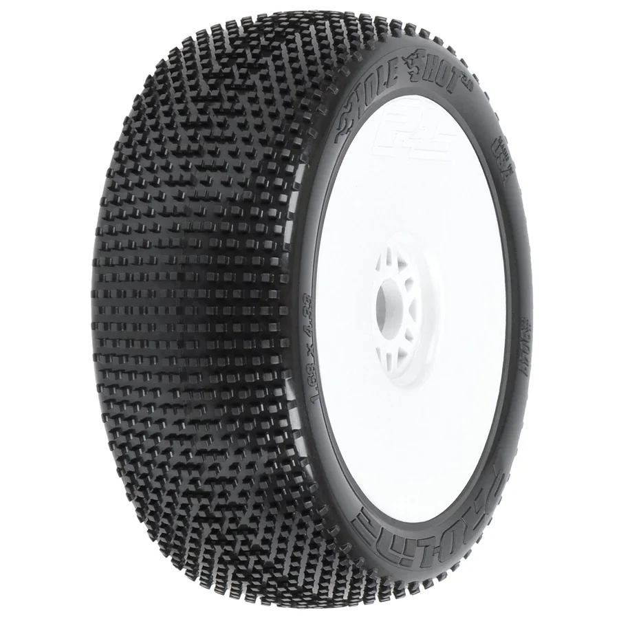 Hole Shot 2.0 S3 18 Buggy Mounted V2 White Wheels F/R detail 1