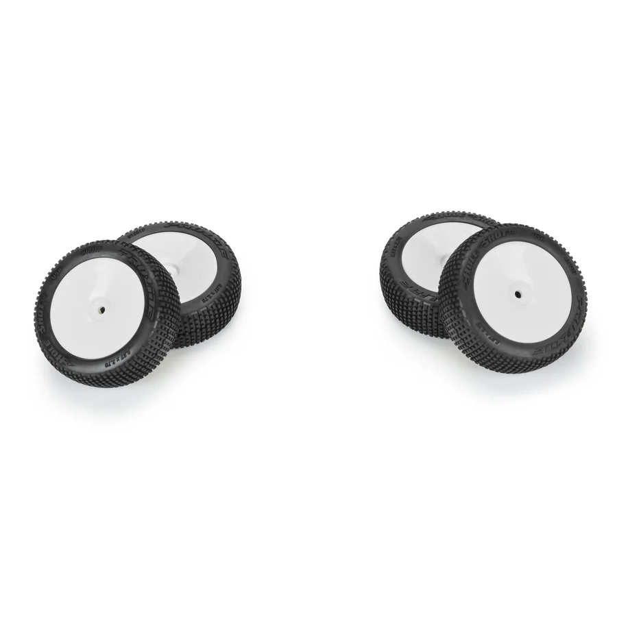 Hole Shot 3.0 Buggy Tires Mounted Velocity White Wheels for detail 4
