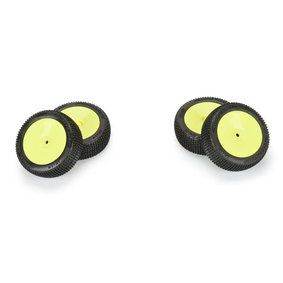 Hole Shot 3.0 Buggy Tires Mounted Velocity Yellow Wheels for detail 4