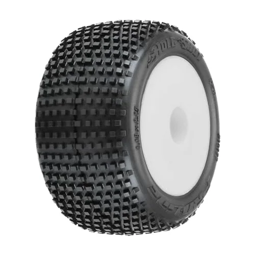 Hole Shot Tires Mounted White Mini-T 2.0 F/R
