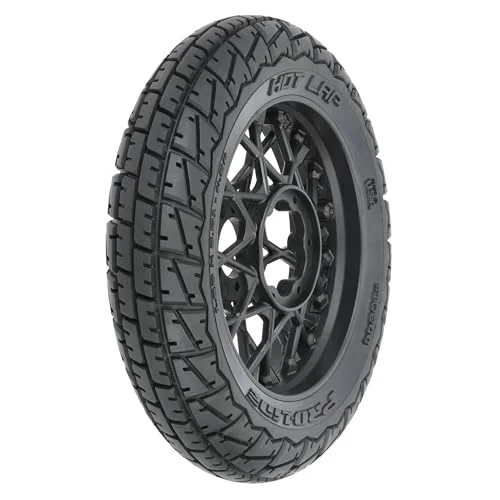 Hot Lap S3 Motorcycle Front Tire Mounted on Black Supermoto